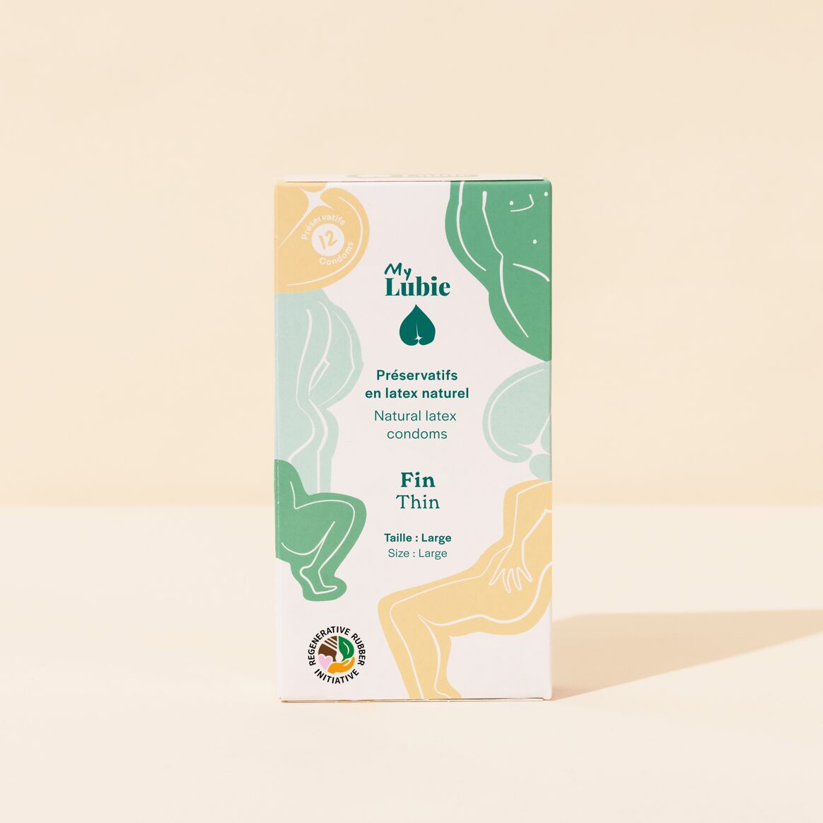 Natural and Fair Trade Latex Condoms - 12 units