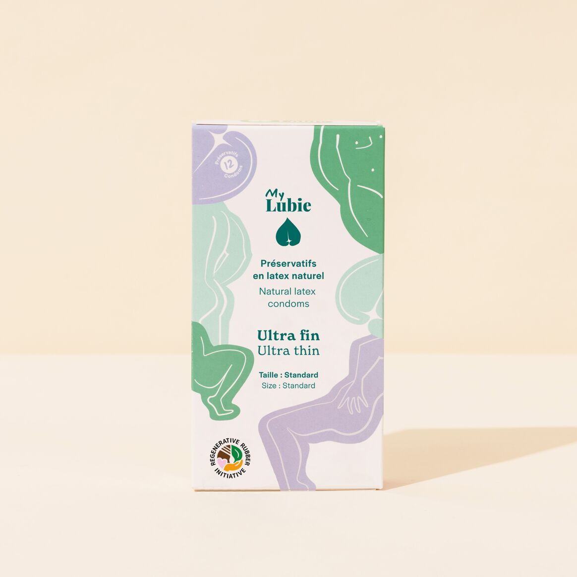 Natural and Fair Trade Latex Condoms - 12 units